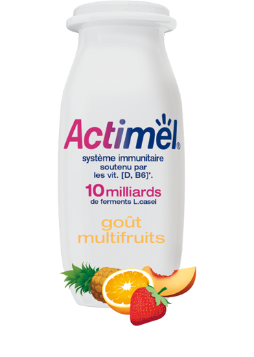 Actimel Goût Multifruits - Aux ferments L.casei