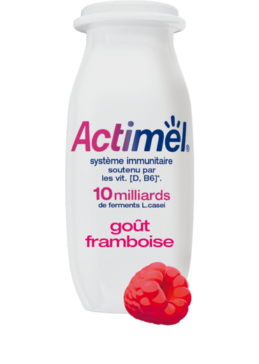 Actimel Goût Framboise- Aux ferments L.casei